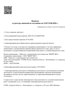 Лицензия Л041-01123-28/00357050 - страница 1